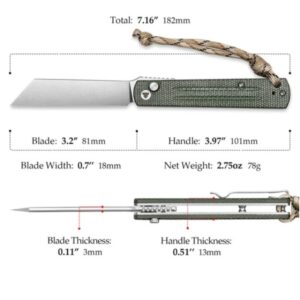 Сгъваем нож Trivisa Hydra-04G Higonokami