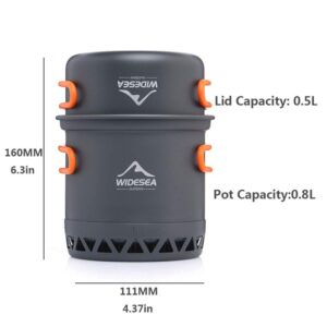 WIDESEA КЪМПИНГ КОМПЛЕКТ ЗА ГОТВЕНЕ