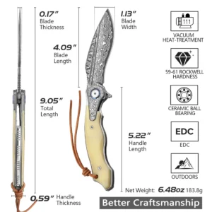 Сгъваем нож Trivisa Lepus-02