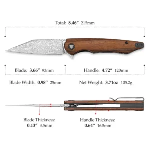 Сгъваем нож Trivisa Lynx-01