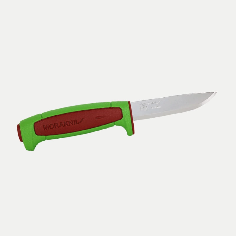 fiksiran-noj-mora-knife-basic-546-stainless-steel-limited-edition-2024-dala-red-ivy-green-sintetichna-kaniq-shvedska-nerajdaema-stomana
