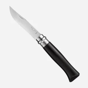 sgavaem-noj-folding-knife-opinel-nomer-8-stainless-steel-nerajdaema-stomana-12c27-abanosovo-dyrvo-viroblock