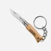 Нож Opinel No 2 Inox, 3.5см, дръжка Бук, Ключодържател