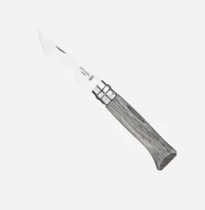 sgyvaem-noj-folding-knife-opinel-nomer-8-stainless-steel-neryjdaema-stomana-dryjka-ot-breza-laminirana-siva-made-in-france