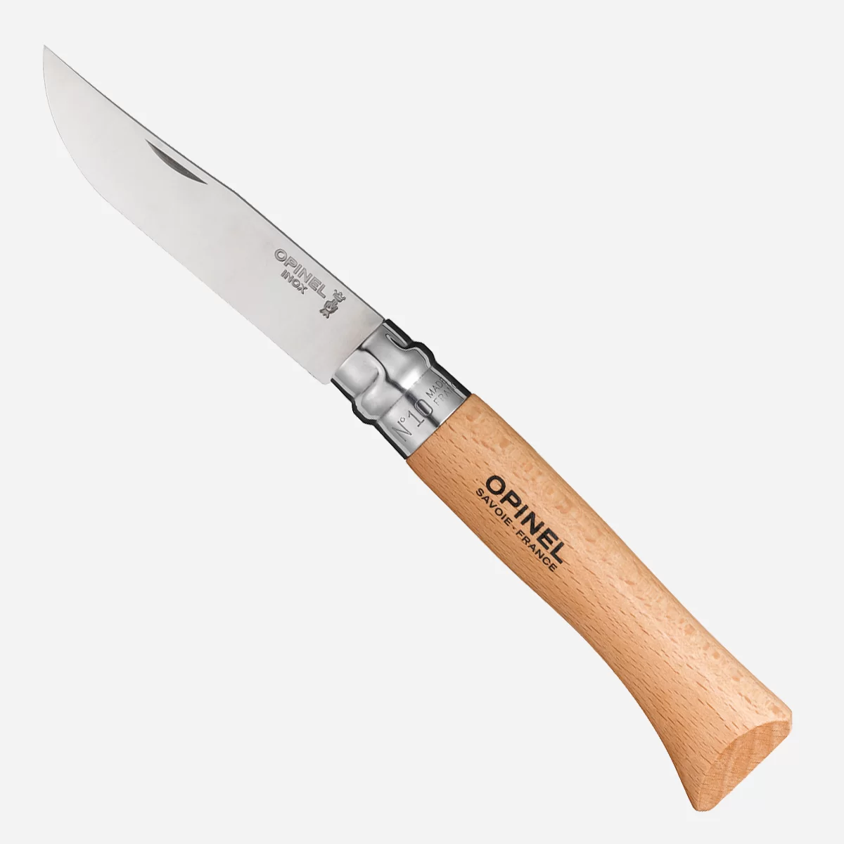 sgavaem-noj-folding-knife-opinel-nomer-10-420-nerajdaema-stomana-inox-dryjka-lakiran-io-poliran-buk-made-in-france
