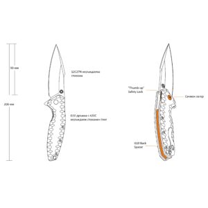 СГЪВАЕМ НОЖ RUIKE P843-W