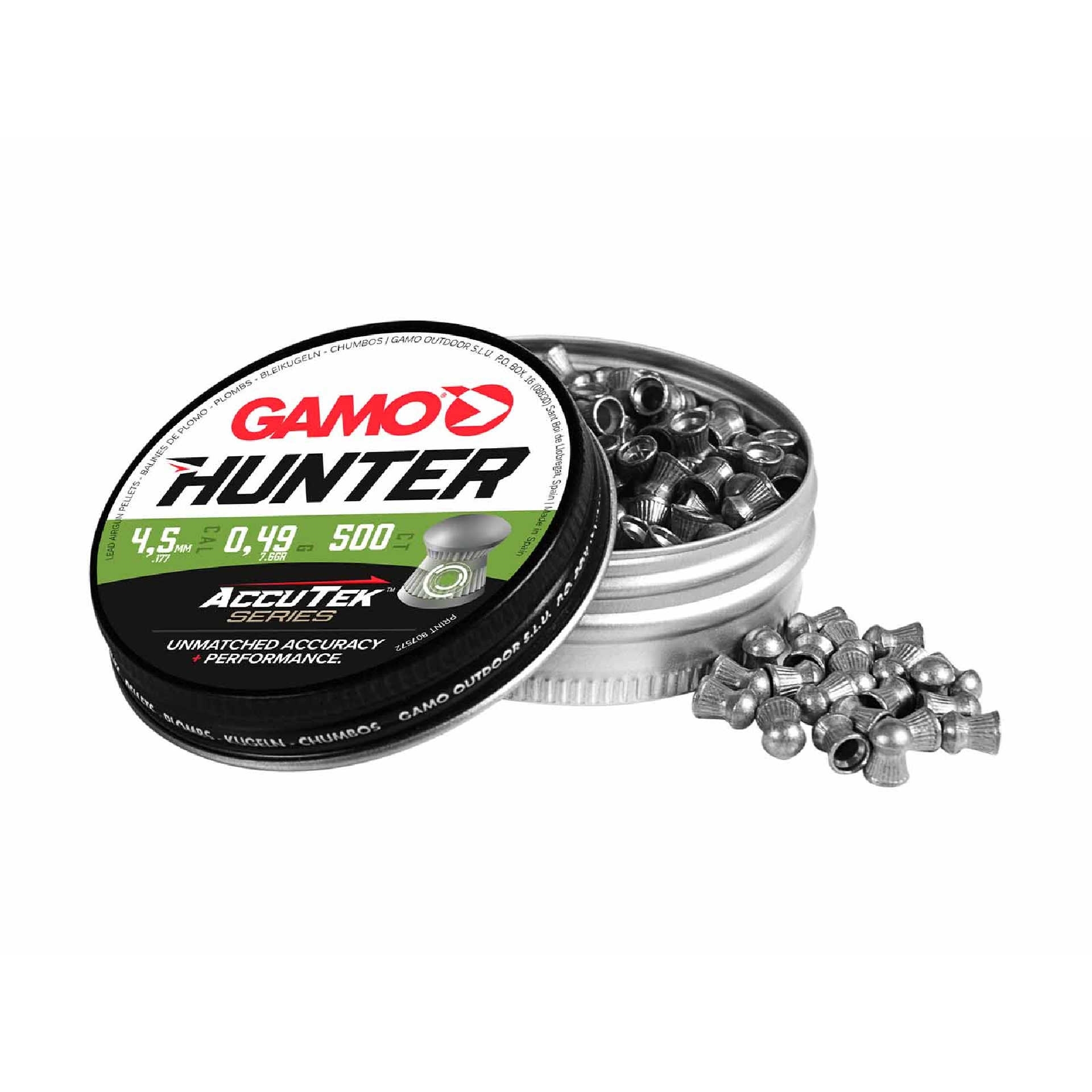 sachmi-gamo-hunter-accutek-4.5-500-br-pallets-air-rifle-ammo