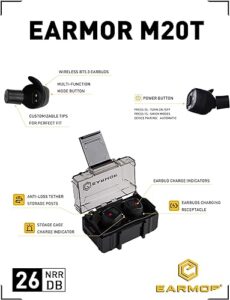 Активни антифони Earmor M20T Shockwave Bluetooth