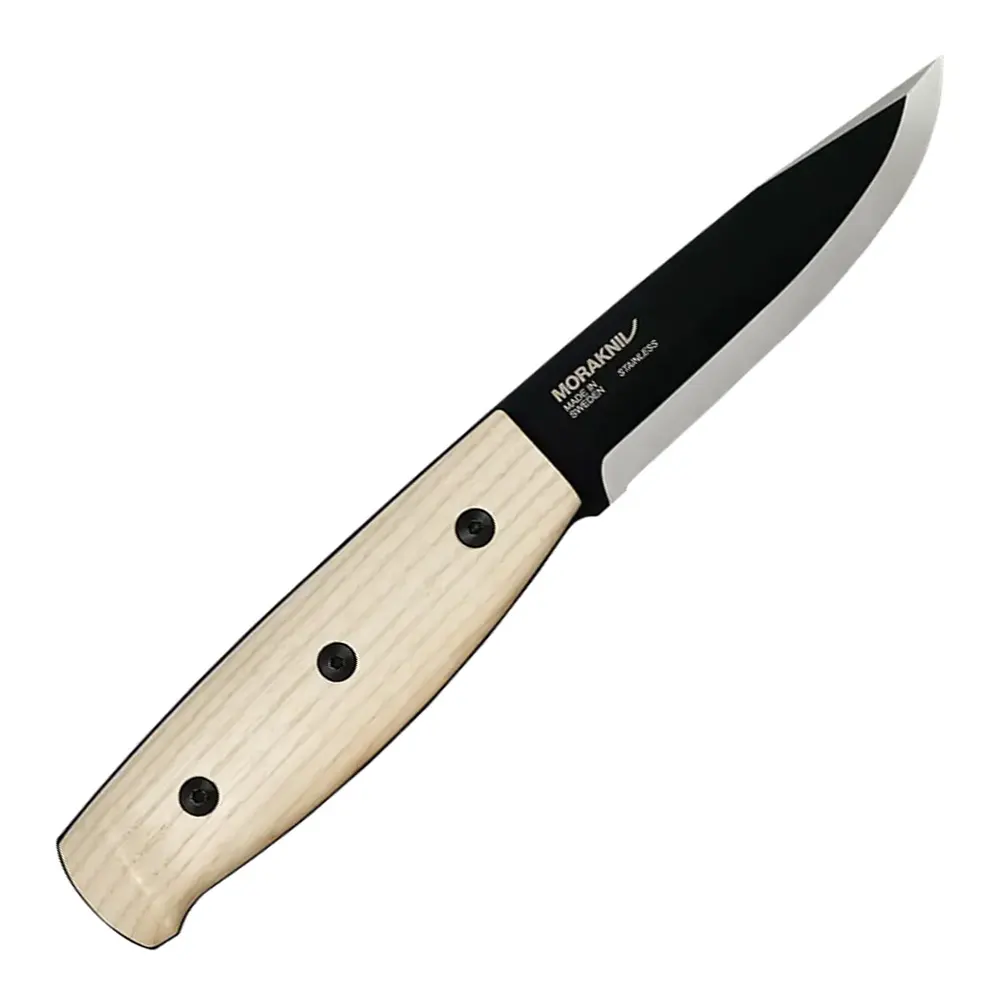 fiksiran-nozh-mora-wit-blackblade-s-ash-wood-14c28n-dyrvo-ot-yasen