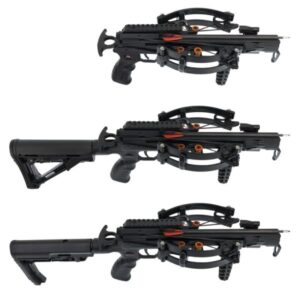 Пистолетен Арбалет X-BOW FMA Supersonic REV TACTICAL XL 120 lbs Комплект Бързомер Стрели Приклад