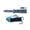 Сгъваем нож тип пеперуда Albainox RAINBLUE twister