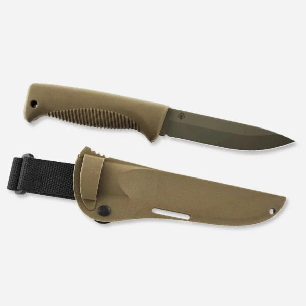 fiksiran-nozh-peltonen-m07-ranger-puukko-80crv2-karbonova-stomana-ptfe-cerakote-tpe-kompozitna-plastmasova-kaniq-coyote