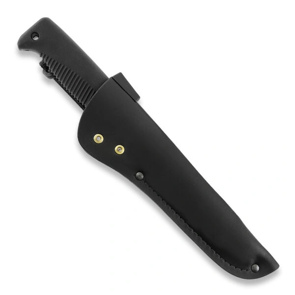 Нож Peltonen Knives Sissipuukko M95 Uncoated 80CrV2 - Black Leather - Image 2