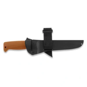 Нож Peltonen Knives Sissipuukko M95 PTFE Teflon 80CrV2 - Orange Composite
