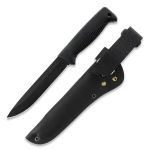 Нож Peltonen Knives Sissipuukko M95 PTFE Teflon 80CrV2 - Black Leather