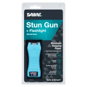 Електрошок и фенер Sabre 2-in-1 Stun Gun and Flashlight с калъф за колана - Blue