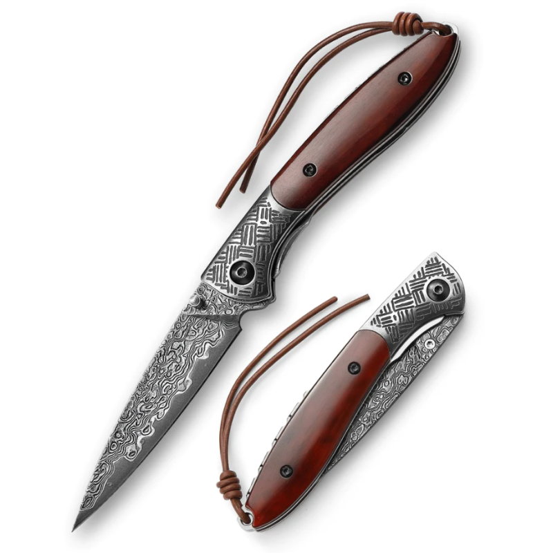 sgavaem-nozh-folding-knife-trivisa-piscis-austrinus-02b-67-sloq-damaska-stomana-10cr15comov-san-mai-bone-kost-liner-lock-keramichni-lageri