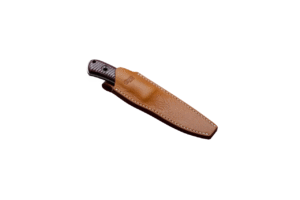 Нож TRC Polheim 15 Anniversary – RWL-34, Maroon Micarta, Кожена Кания