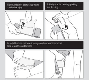 Израелска превръзка - T3 - Tactical Trauma Treatment Bandage - 4"