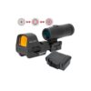 Бързомер – Holosun HS510C RD 2MOA/65MOA QD Mount Solar + увеличител HM3X