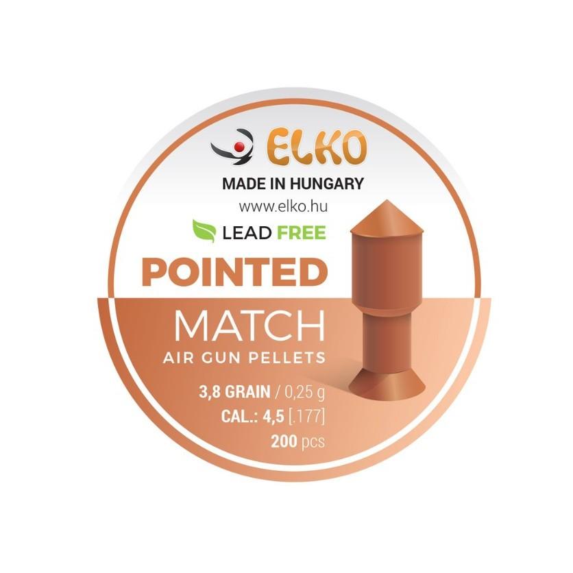 bezolovni-sachmi-elko-pointed-match-lead-free-4,5-mm-kal-200-br-0,25-gr-chashki-za-vazdushna-pushka