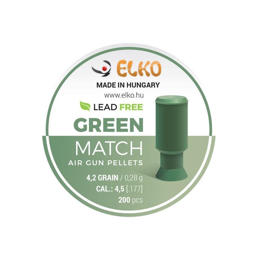 bezolovni-sachmi-za-vuzdyshna-pushka-elko-green-match-lead-free-4,5-mm-200-br-0,28-gr-pallets