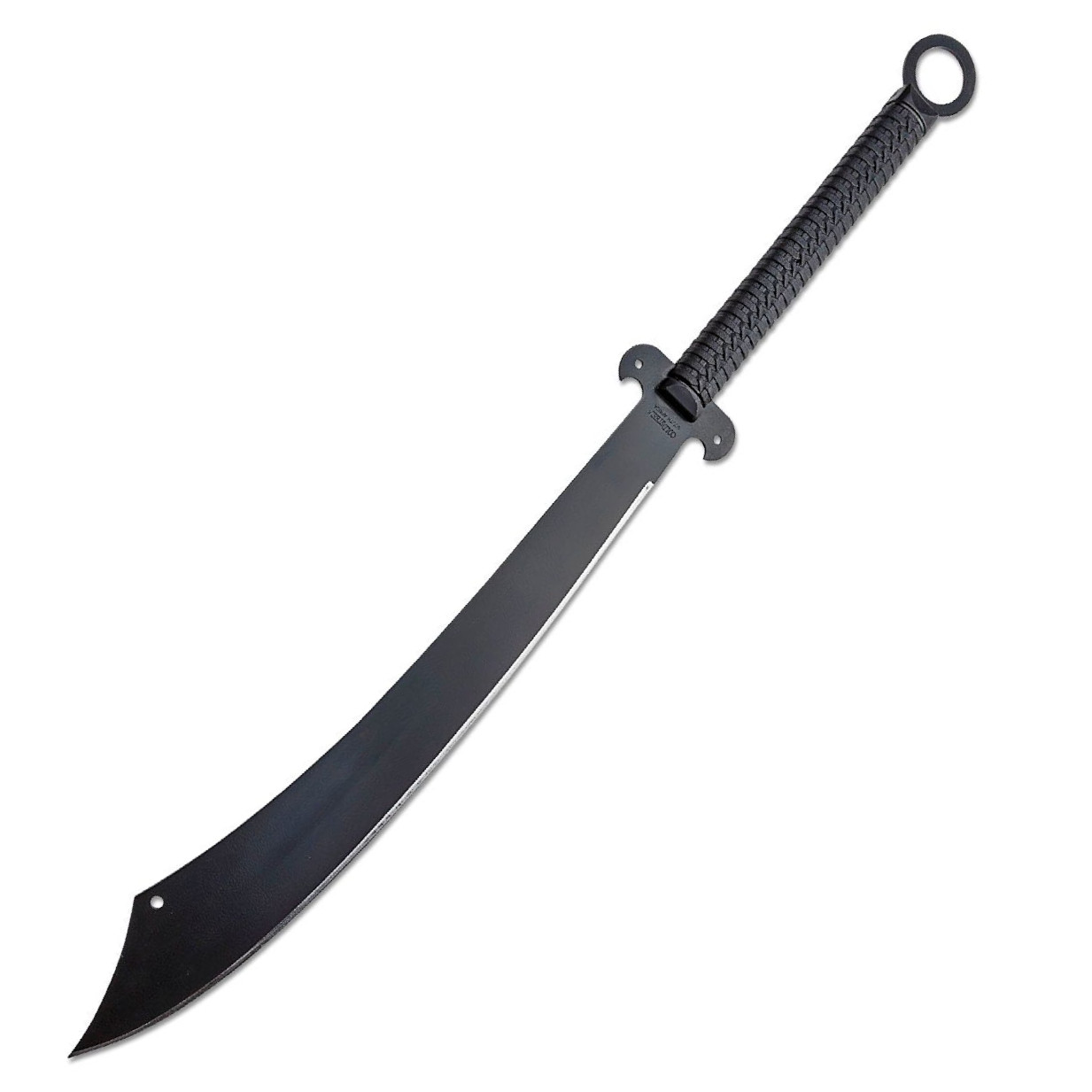 machete-mech-cold-steel-chinese-sword-machete-61-sm-ostrie-vaglerodna-stomana-karbonpva-stomana-full-tang-cor-ex-polipropilen-drazhka-cherno-pokritie-na -ostrieto-bushcraft-cumping-za-gorata-za-ocelqvane
